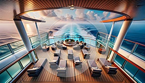 a travel luxury cruising journey cruise deck ship luxurious ocean liner trip voyage holiday ship window yacht hole maritime