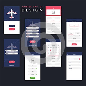 Travel Mobile App UI design