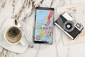 Travel with mobile phone