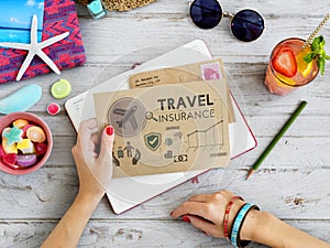 Travel Navigation Journey Vacation Trip Paper Concept