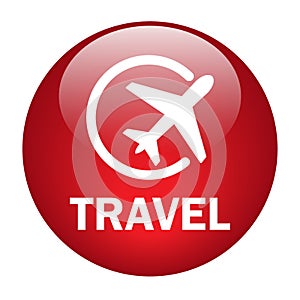 Travel now web icon button