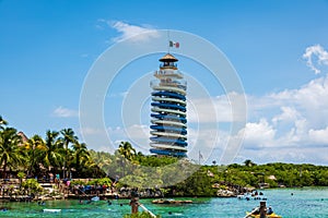 Travel photography - natural amusement park in Mexico.