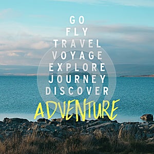 Travel Quotes â€œGo fly travel voyage explore journey discover adventure.â€