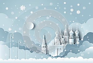 Travel Russia top world in christmas and happy new year