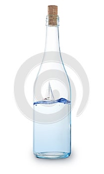 Travel Sailing Bottle Water Vacation Fun