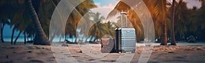 Travel Suitcase Beach Header