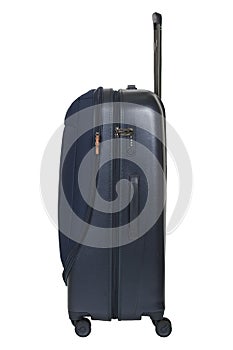 Travel suitcase isolated on white background