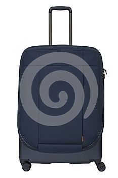 Travel suitcase isolated on white background