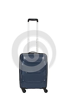 Travel suitcase isolated on white background