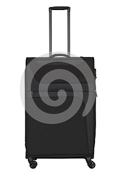 Travel suitcase isolated on white background