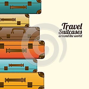 Travel suitcases