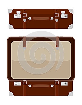 travel suitcases stock vector illustration