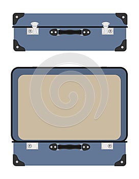 travel suitcases stock vector illustration