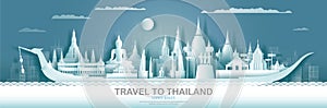 Travel Thailand top world famous palace and castle architecture
