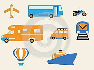 Travel Time with various modes of transports