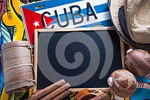 Travel to Cuba concept background