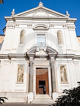 view of church Santa Maria della Carita in Brescia photo