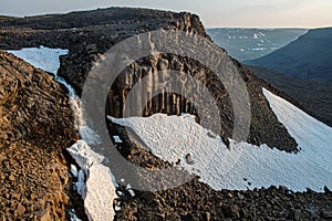 Travel to the Putorana plateau in Siberia in Russia in the summer