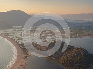 Travel to Turkey, viewpoint over Dalyan