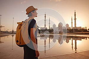 travel to United Arab Emirates, city of Abu Dhabi.