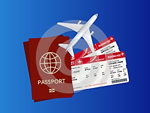 Travel and tourism background. Buying or booking online tickets. Travel, Business flights worldwide. Air travel world