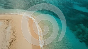 Travel and Tourism Conceptual Photo of Tropical Beach with white sand