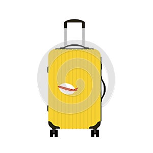 Travel tourism fashion baggage or luggage vacation handle leather big packing briefcase and voyage destination case bag