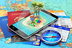 Travel, tourism, holidays and vacations concept