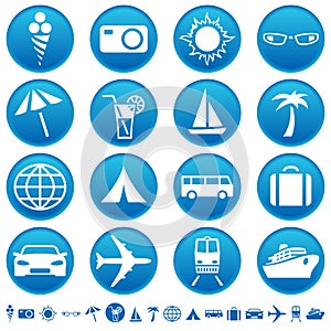 Travel & tourism icons