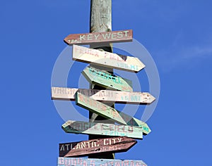 Travel Tourist Destination Sign