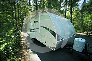 Travel Trailer in RV Park