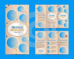 Travel tri-fold brochure design