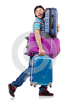 Travel vacation concept with luggage