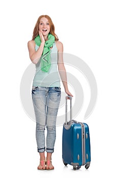 Travel vacation concept with luggage
