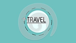 Travel and vacations HD animation