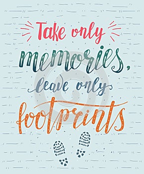 Travel. Vector hand drawn illustration for t-shirt print or poster with hand-lettering quote.