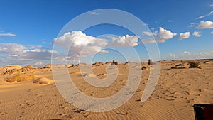 Travel through the white desert in Bahariya, Egypt