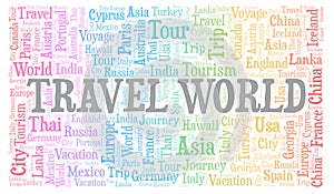 Travel World word cloud