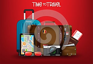 travel1Time to Travel. Journey and hiking infographics vectorTime to Travel. Journey and hiking infographics vector