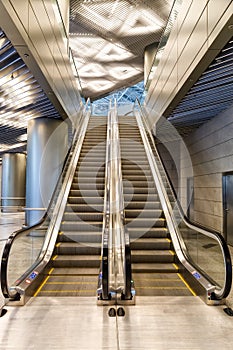 Travelator at the airport