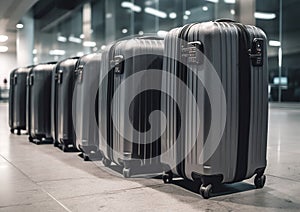 Explore the World with Luggage in an Airport. Generative AI