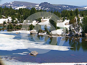 Traveling along Beartooth Pass, Montana Snow in June