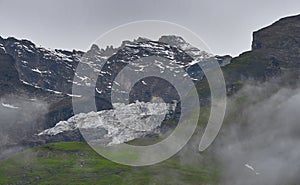 Traveling along Grossglockner alpine pass 