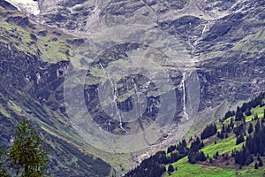 Traveling along Grossglockner alpine pass