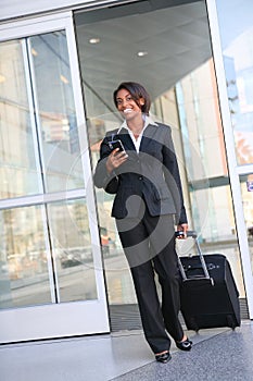 Traveling Business Woman