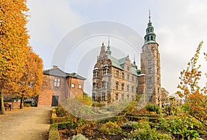 Traveling in the famous Rosenborg Slot, Copenhagen