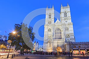 Traveling in the famous Westminster Abbey, London, United Kingdom