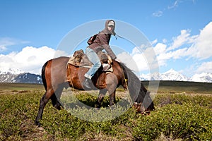 Traveling on horseback