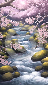 Exquisite illustrations of the three thoroughfares of the Song Dynasty poet Zeng Ji in China photo