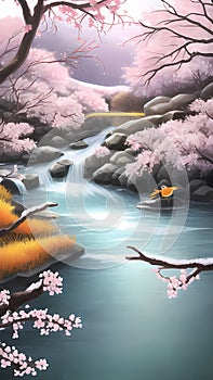 Exquisite illustrations of the three thoroughfares of the Song Dynasty poet Zeng Ji in China photo